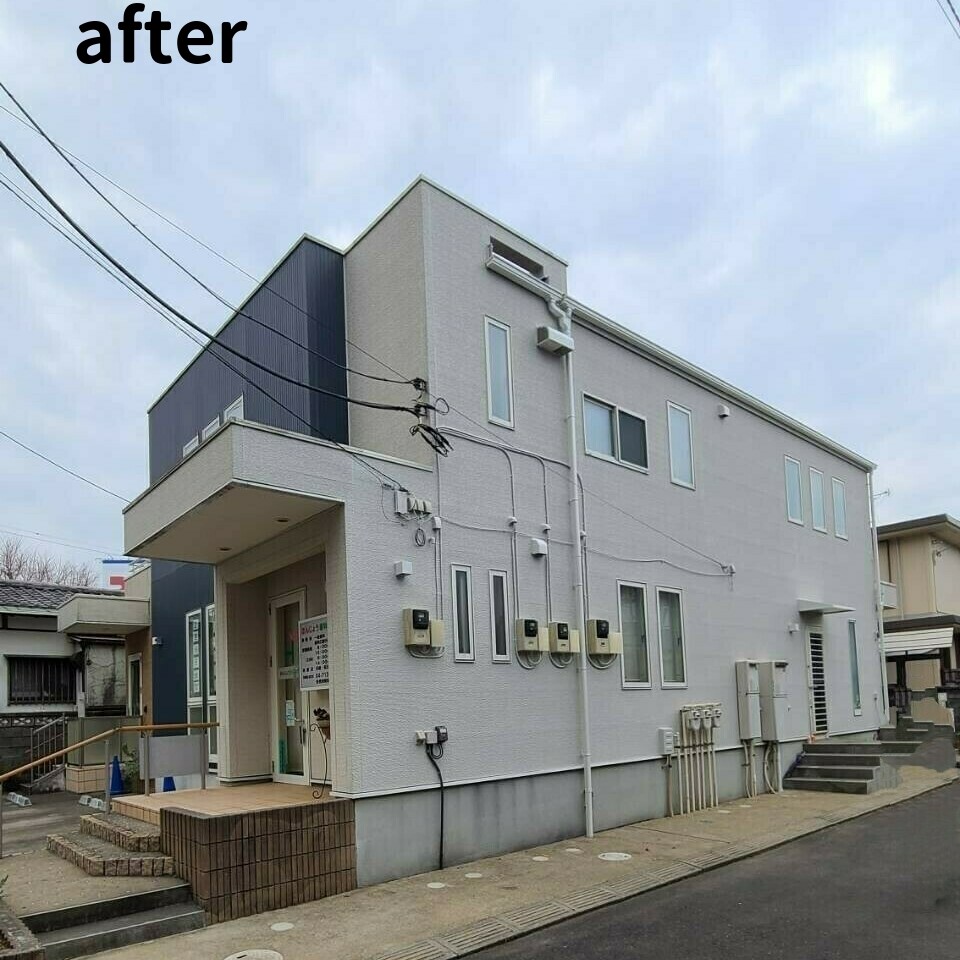 
                                千葉県流山市　ほんじょう歯科医院　外壁塗装
                            